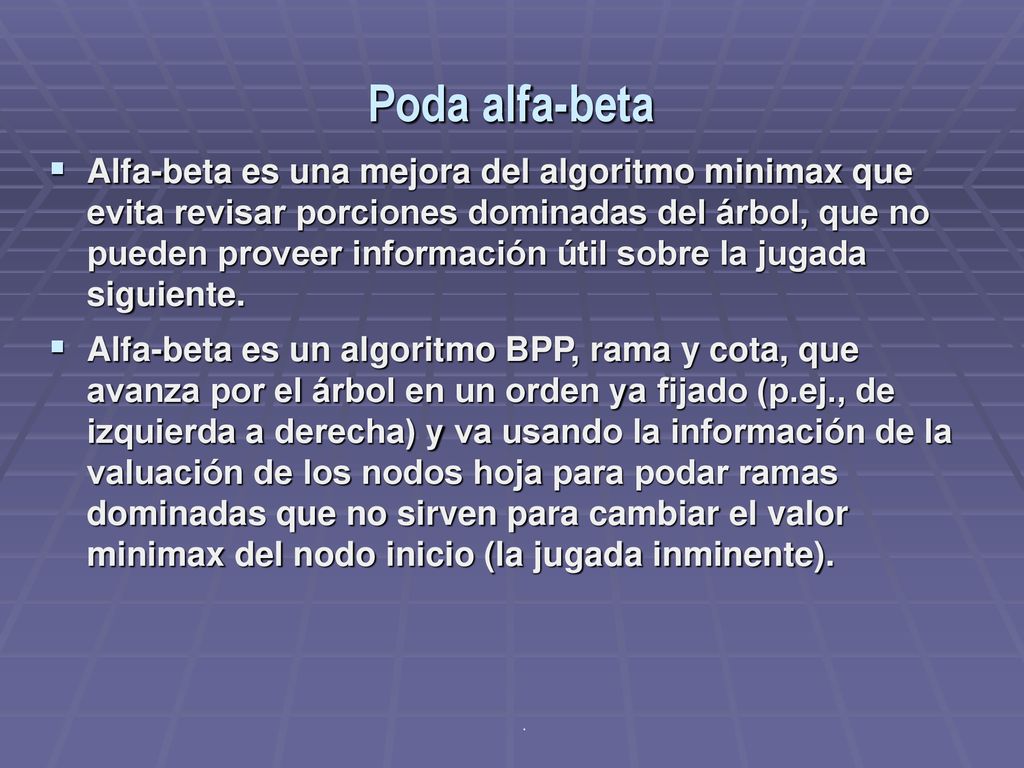 Algoritmo Poda Alpha Beta Ppt Descargar